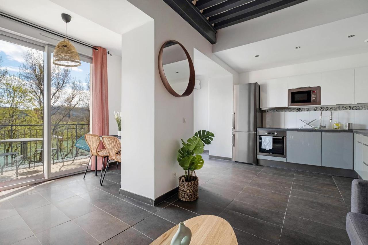 Lyon Cite- Appartement Vue Rhone Terrasse-Caluire Eksteriør bilde